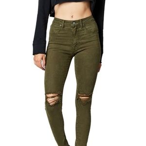 Carmar Olive 'Robin' Skinny Jeans Size 29